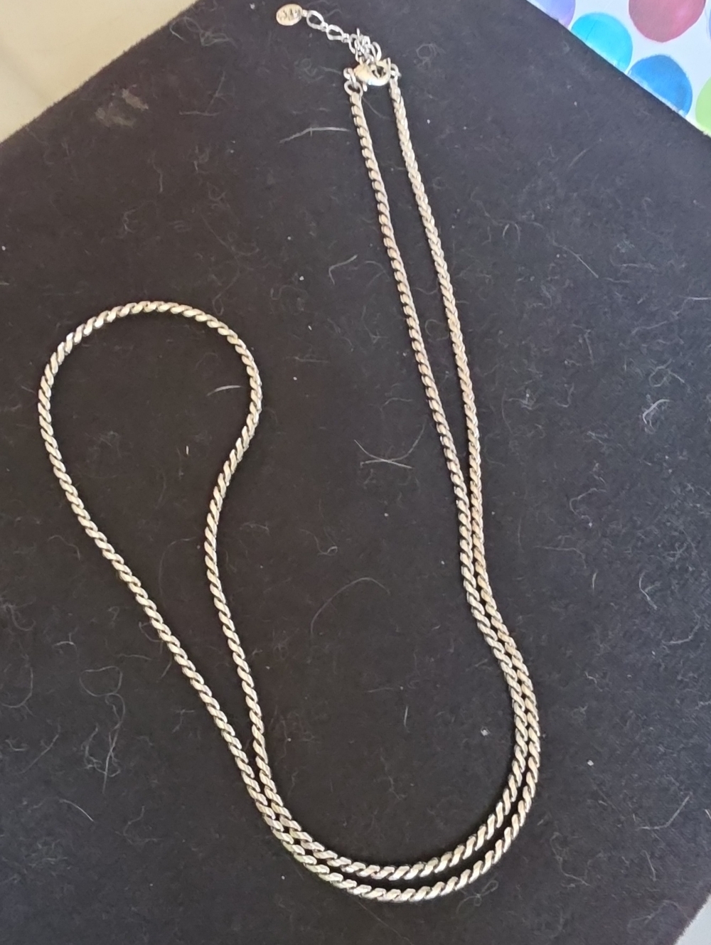 STYLE DOTS Silver-Tone Twisted Rope Chain Necklace 30" - Women's Jewelry